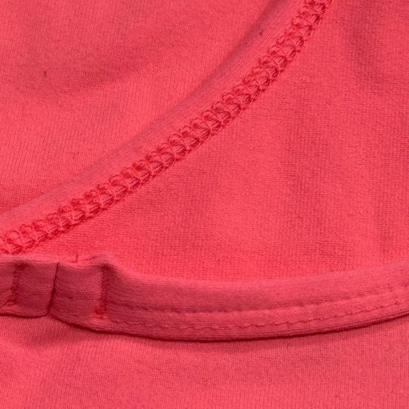 EUC Lululemon women’s salmon Top no size pit2pit 15” unstretched L 25” unlined - Picture 5 of 6